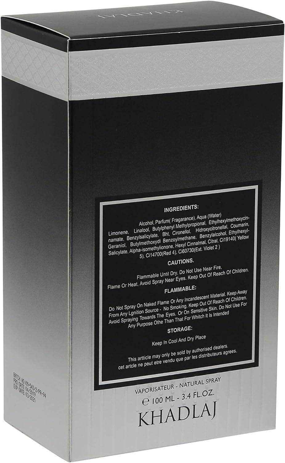 Khadlaj Perfumes Pure Musk For Unisex - EDP Spray, 100 ml Musk