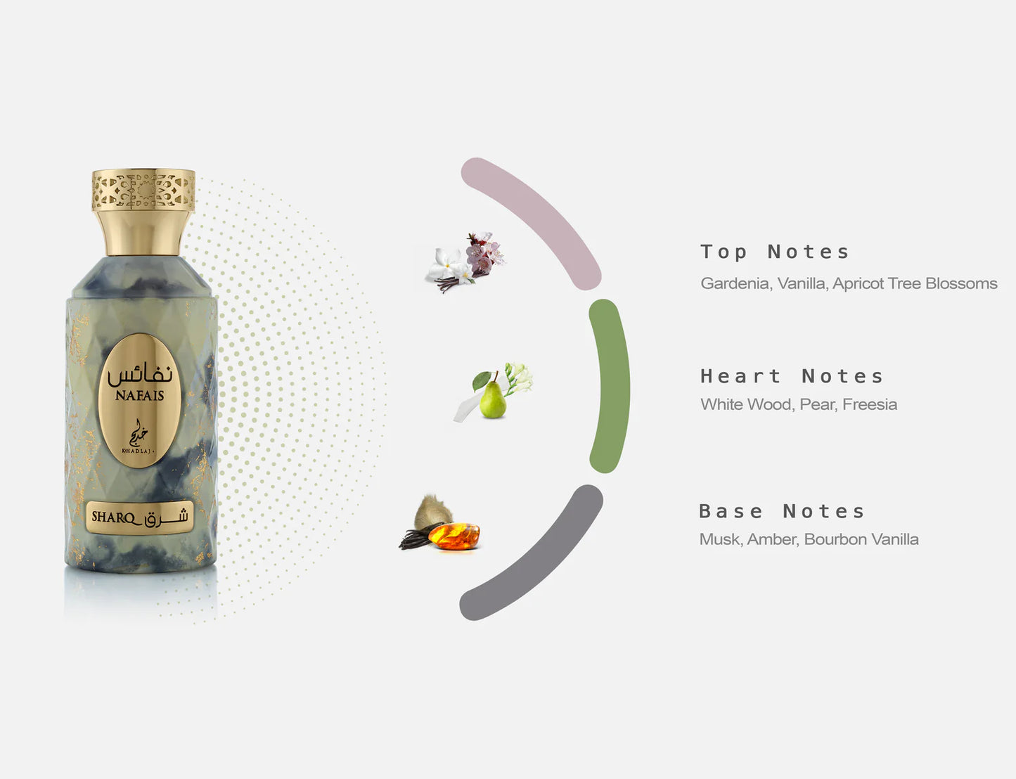 Khadlaj Nafais Sharq 100 Ml Eau De Parfum For Women