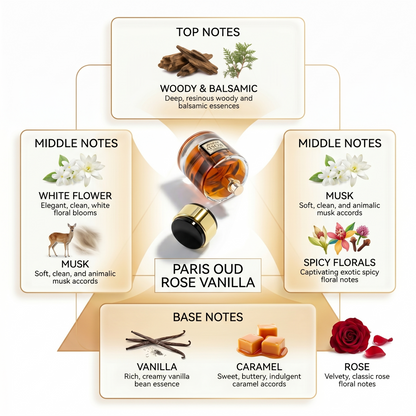 Rose Vanilla 100ML EDP - Shaikh Saeed