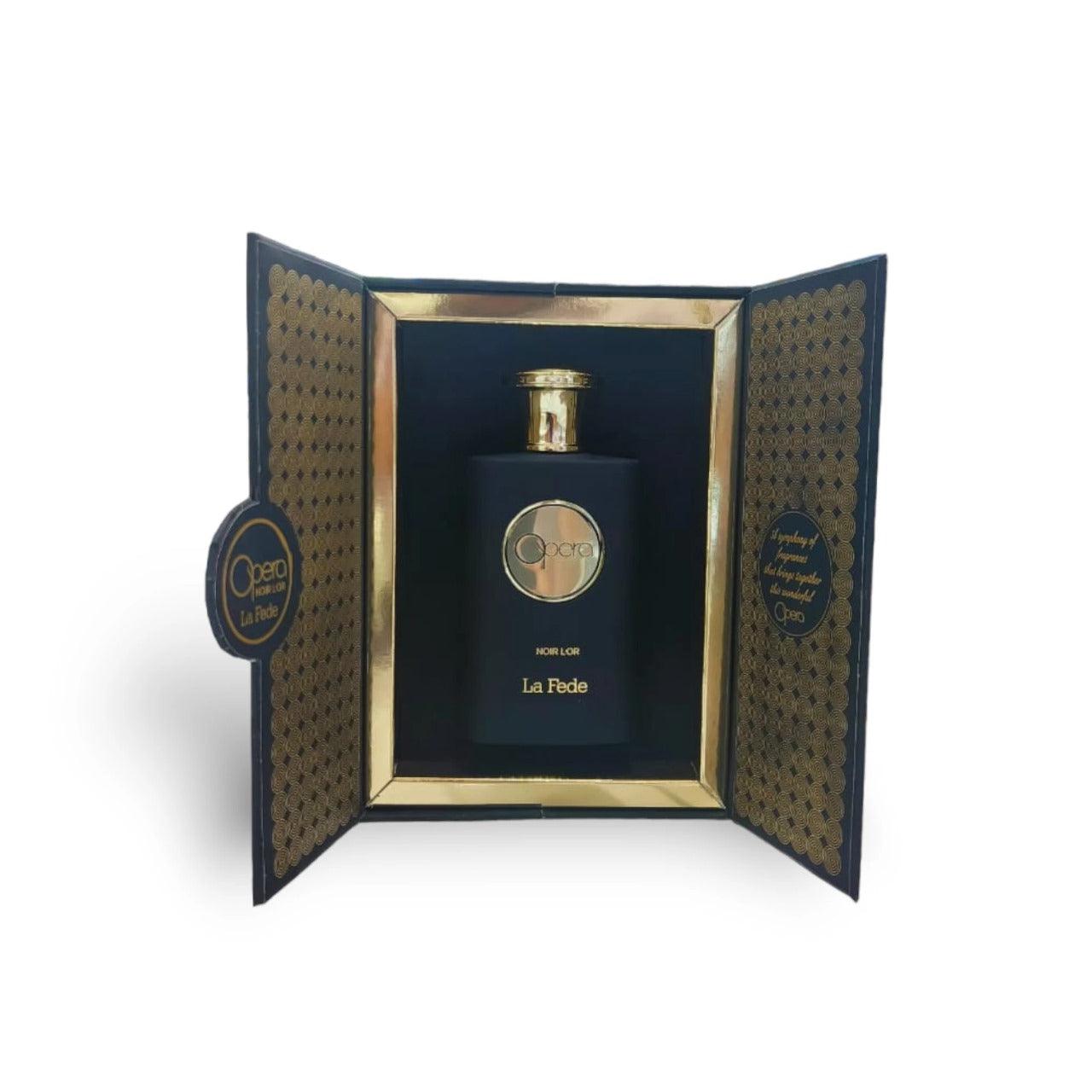 Opera Noir L’or 100ml EDP by La Fede (Khadlaj) - Estilo Fresco